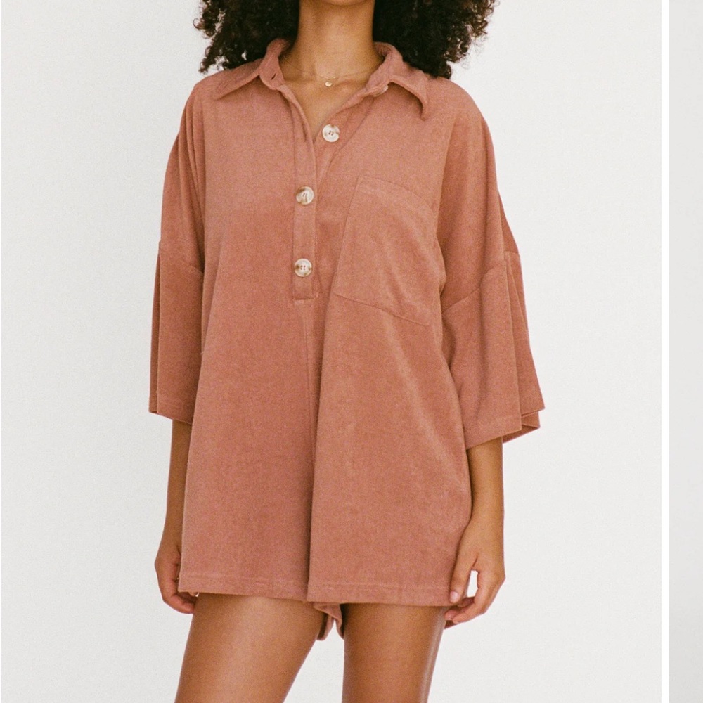 Sabo Skirt Milena Playsuit - Biscotti NWT